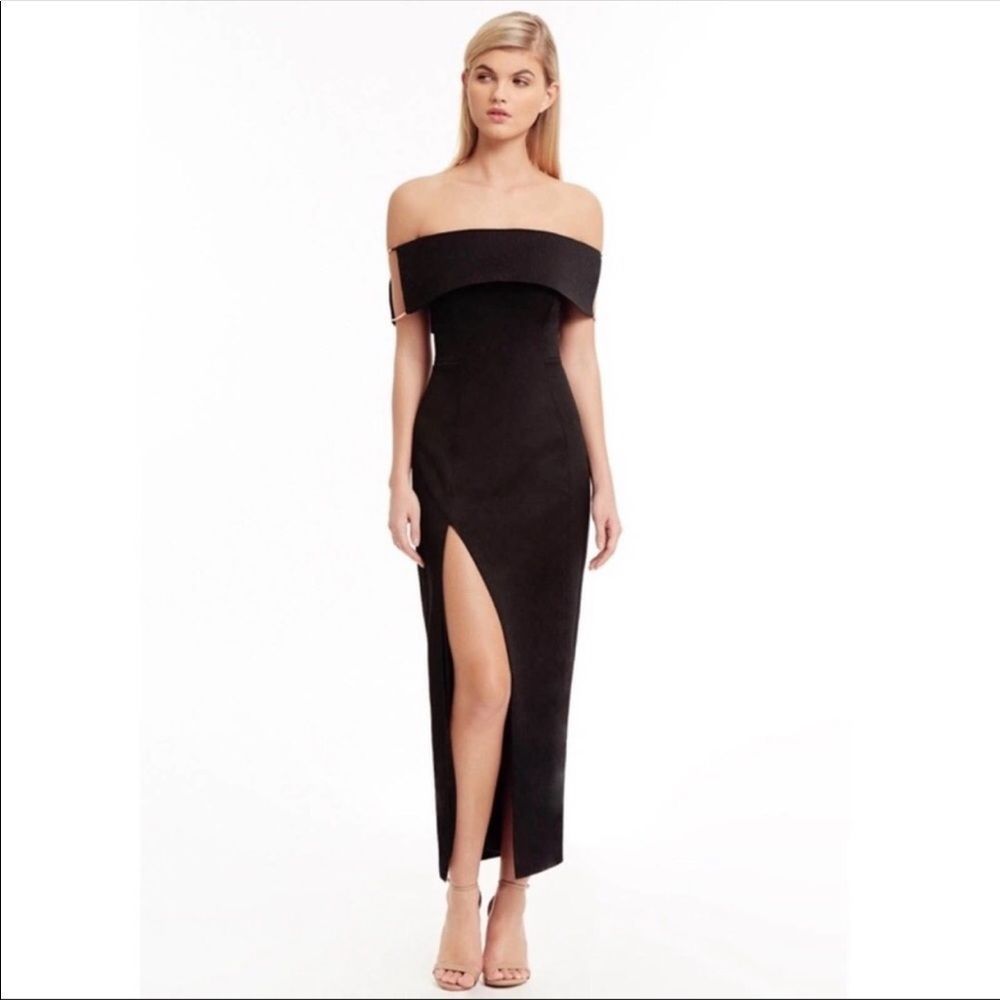 NWT StyleStalker Lana Off Shoulder Dress White M - Picture 2 of 6